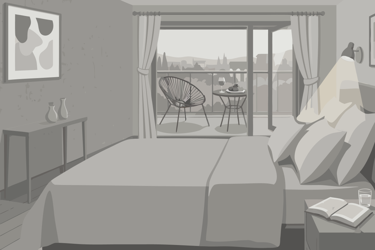 Zweibettzimmer – Forestwing, Waldseite